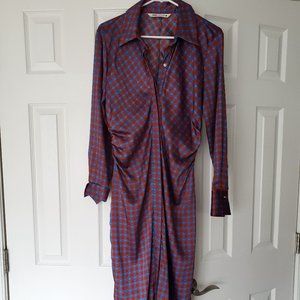 Zara Ruched Shirtdress